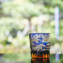 [EDO KIRIKO] "GAIFUKAISEI" "KANAGAWAOKINAMIURA" AND KIKUKAGOME OLD-FASHIONED GLASS | TABLEAU