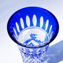 [EDO KIRIKO] "GAIFUKAISEI" "KANAGAWAOKINAMIURA" AND FUKUBISHI VASE | TABLEAU