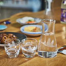 [EDO KIRIKO] "MT. FUJI" AND "CRANE" "CHERRY BLOSSOM" SAKE GLASS | TABLEAU