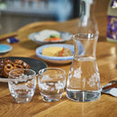 [EDO KIRIKO] MT. FUJI AND CHERRY BLOSSOM THREE-PIECE SET FOR SAKE | TABLEAU