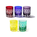 [EDO KIRIKO] YARAI NANAKO OLD-FASHIONED GLASS | TABLEAU