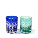 [EDO KIRIKO] YARAI NANAKO OLD-FASHIONED GLASS PAIR | TABLEAU