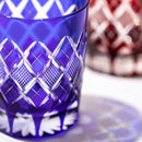 [EDO KIRIKO] YARAI NANAKO OLD-FASHIONED GLASS PAIR | TABLEAU