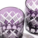 [EDO KIRIKO] YARAI NANAKO OLD-FASHIONED GLASS PAIR | TABLEAU