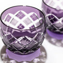 [EDO KIRIKO] YARAI NANAKO SAKE CUP PAIR | TABLEAU