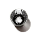 [EDO GLASS] KOMON "KANOKO" "ALLOCATION" "HEMP LEAF" "SPOTTED" "SHIPPO" "BAMBOO" OLD-FASHIONED GLASS BLACK | TABLEAU