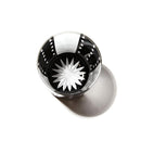 [EDO GLASS] KOMON "KANOKO" "ALLOCATION" "HEMP LEAF" "SPOTTED" "SHIPPO" "BAMBOO" OLD-FASHIONED GLASS BLACK | TABLEAU