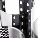 [EDO GLASS] KOMON "KANOKO" "ALLOCATION" "HEMP LEAF" "SPOTTED" "SHIPPO" "BAMBOO" OLD-FASHIONED GLASS BLACK | TABLEAU