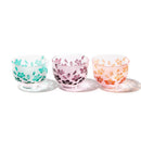 [CHOUKOKU GLASSES (CARVING) YUME GLASS] SAKURA SAKE CUP (CAPACITY80ML) | TABLEAU