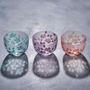 [CHOUKOKU GLASSES (CARVING) YUME GLASS] SAKURA SAKE CUP PAIR (CAPACITY 80ML) | TABLEAU
