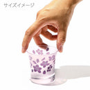 [CHOUKOKU GLASSES (CARVING) YUME GLASS] SAKURA SAKE CUP (CAPACITY90ML) | TABLEAU