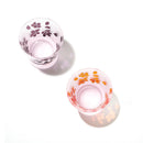 [CHOUKOKU GLASSES (CARVING) YUME GLASS] SAKURA SAKE CUP PAIR(CAPACITY 90ML) | TABLEAU