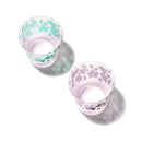 [CHOUKOKU GLASSES (CARVING) YUME GLASS] SAKURA FREE CUP PAIR | TABLEAU