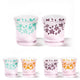 [CHOUKOKU GLASSES (雕刻) YUME GLASS] 櫻花老式玻璃杯一對|畫面