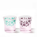 [CHOUKOKU GLASSES (CARVING) YUME GLASS] SAKURA OLD-FASHIONED GLASS PAIR | TABLEAU