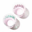 [CHOUKOKU GLASSES (CARVING) YUME GLASS] SAKURA OLD-FASHIONED GLASS PAIR | TABLEAU