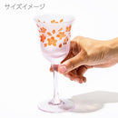 [CHOUKOKU GLASSES (CARVING) YUME GLASS] SAKURA WINE GLASS | TABLEAU