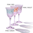 [CHOUKOKU GLASSES (CARVING) YUME GLASS] SAKURA WINE GLASS | TABLEAU