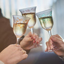 [CHOUKOKU GLASSES (CARVING) YUME GLASS] SAKURA WINE GLASS | TABLEAU