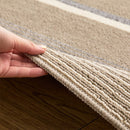 [RUG / CARPET] STRIPED PATTERN MACHINE WASHABLE QUICK-DRY LIGHTWEIGHT FUIN | TATAMI, CARPET | HAGIHARA