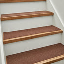 [STAIR MATS] SELF-ADHESIVE PITARO SET OF 17 (15 STAIR MATS + 2 LANDING MATS) | TATAMI, CARPET | HAGIHARA