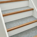 [STAIR MATS] SELF-ADHESIVE PITARO SET OF 17 (15 STAIR MATS + 2 LANDING MATS) | TATAMI, CARPET | HAGIHARA