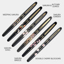 [FOUNTAIN BRUSH PEN] MAKIE STORY CHERRY BLOSSOMS BLACK | CALLIGRAPHY SUPPLIES & BRUSH PENS | KURETAKE