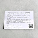 [INCENSE BURNER] SYLANIS HORIZONTAL STICK INCENSE HOLDER (L) | FRAGRANCE ITEMS | FRAGRANCE LAB SEEFIELD