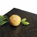 [PLATE] AKITA CEDAR PLATE – BLACK URUSHI LACQUER FINISH | WOODWORK | KOBO MOKU