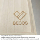 [OPTION] LAZER NAME ENGRAVING | BECOS