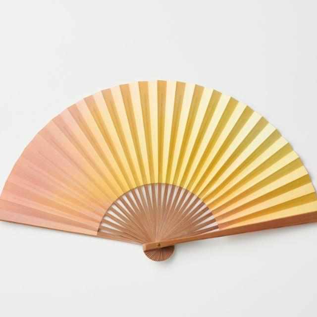 [HAND FAN] FRAGRANT FAN UTSUSHI INCENSE SUNSHINE X DAPHNE FLOWER INCENSE | KYOTO FOLDING FANS | OHNISHI TSUNE SHOTEN