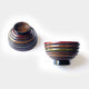 [ชามข้าว] การเคลือบด้านบนชามสองสี (ด้านในสีดำ, Vermilion ด้านใน) | 87.5 | Kagawa Lacquerware