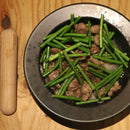 [IRON FRYING PAN] JIU L HANDLE SET (BEECH) | METAL PROCESSING| JIU10