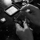 [FIGURINE] STAND MIRROR VISON-VISU_SMALL (TURBO MARMORATUS) | SAGARADEN・NOMURA | RADEN