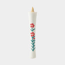 [CANDLE] IKARI TYPE 15 MOMME DIANTHUS (WITH A DECORATIVE STAND) |  JAPANESE CANDLES | NAKAMURA CANDLE