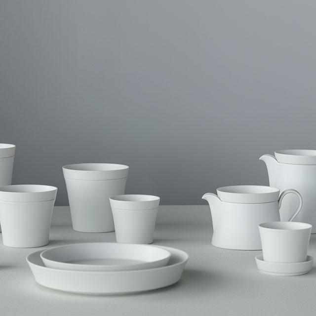 [ Mug （Cup）] 2016/ Ingegerd Raman Teacup L （White Matte） | Imari-Arita Wares