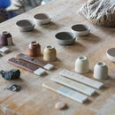 [LARGE PLATE (PLATTER)] KIRSTIE VAN NOORT PLATE 250 (GRAY CLAY) | 2016/ | IMARI-ARITA WARES