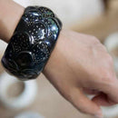 [ACCESSORY] SASKIA DIEZ BRACELET DRAKE CUFF NO1 (BLACK MATTE) | 2016/ | IMARI-ARITA WARES