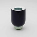 [VASE] PAULINE DELTOUR VASE L (WHITE-DARK BLUE-CELADON) | 2016/ | IMARI-ARITA WARES