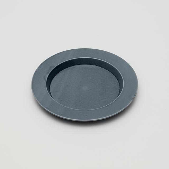 [LARGE PLATE (PLATTER)] TERUHIRO YANAGIHARA RIM PLATE 180 (GRAY) | 2016/ | IMARI-ARITA WARES