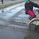 [TATAMI] RUSH RUG DENIM F JOY GREEN (OVAL: 190 X 210 CM) | IKEHIKO | TATAMI