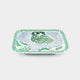 [LARGE PLATE (PLATTER)] APERTURE LONG ANGLE PLATE MOEGI | HAYASHIKURO KILN | OLD IMARI-ARITA WARES