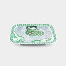 [LARGE PLATE (PLATTER)] APERTURE LONG ANGLE PLATE MOEGI | HAYASHIKURO KILN | OLD IMARI-ARITA WARES