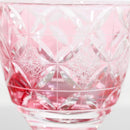 [SAKE GLASS] GUINOMI KIKU SHIPPO (GOLD RED) | KIRIKO