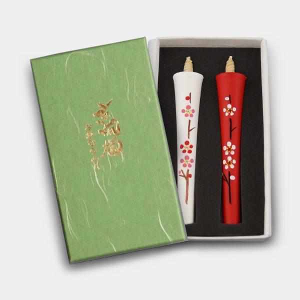 [CANDLE] IKARI TYPE 4 MOMME PLUM |  JAPANESE CANDLES | NAKAMURA CANDLE