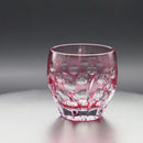 [SAKE CUP] SAKE CUP CHERRY BY SATOSHI NABETANI MASTER OF TRADITIONAL CRAFTS | EDO KIRIKO | KAGAMI CRYSTAL