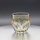 [SAKE CUP] SAKE CUP SUNFLOWER BY SATOSHI NABETANI MASTER OF TRADITIONAL CRAFTS | EDO KIRIKO | KAGAMI CRYSTAL