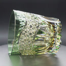 [ROCKS GLASS] WHISKEY GLASS KASANEIROME GYOKO (MORNING LIGHT) | EDO KIRIKO | KAGAMI CRYSTAL