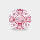 [LARGE PLATE (PLATTER)] SATSUKI 15CM PLATE BENI | HAYASHIKURO KILN | OLD IMARI-ARITA WARES