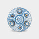 [LARGE PLATE (PLATTER)] SUBARU 18CM PLATE AI | HAYASHIKURO KILN | OLD IMARI-ARITA WARES